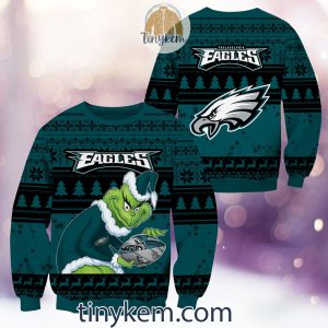 Philadelphia Eagles Shamrock Customized Hoodie, Tshirt: Gift For St Patrick Day 2024