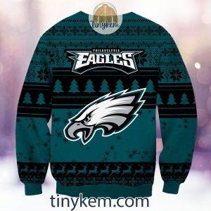 NFL Philadelphia Eagles Grinch Christmas Ugly Sweater2B3 jDoRg