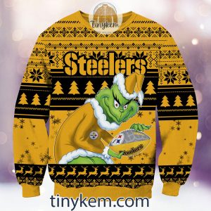 NFL Pittsburgh Steelers Grinch Christmas Ugly Sweater2B2 gkvd5
