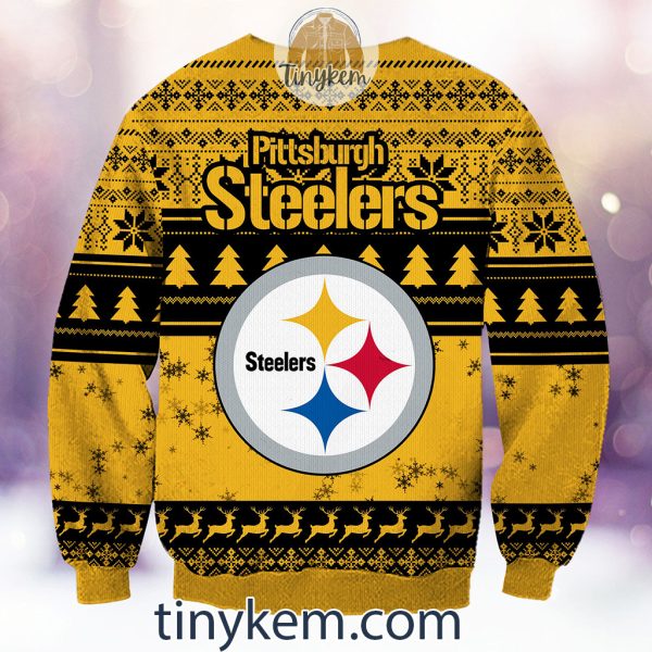 NFL Pittsburgh Steelers Grinch Christmas Ugly Sweater