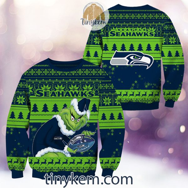 NFL Seattle Seahawks Grinch Christmas Ugly Sweater