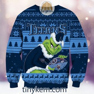NFL Tennessee Titans Grinch Christmas Ugly Sweater2B2 Ula84
