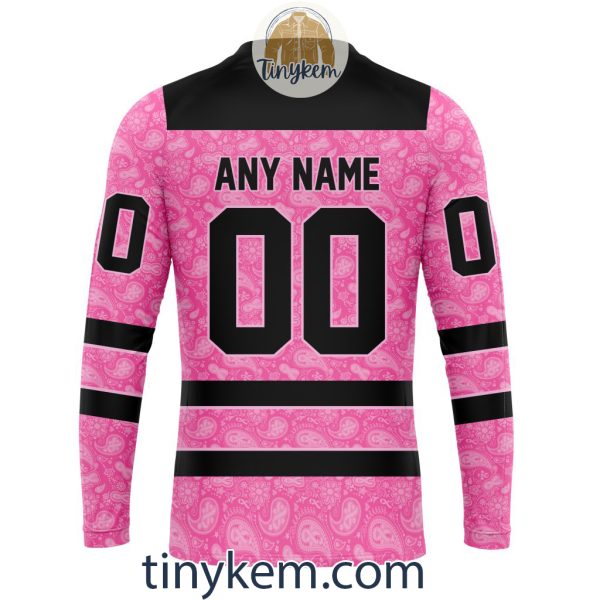 Nashville Predators Custom Pink Breast Cancer Awareness Hoodie