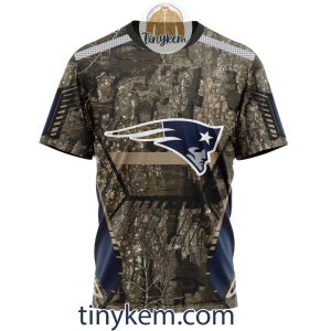 New England Patriots Custom Camo Realtree Hunting Hoodie2B6 74OTJ