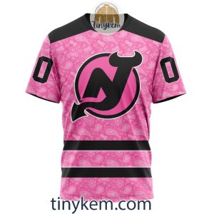 New Jersey Devils Custom Pink Breast Cancer Awareness Hoodie2B6 cmUSS