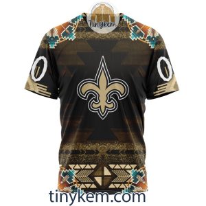 New Orleans Saints Personalized Native Costume Design 3D Hoodie2B6 DIidu
