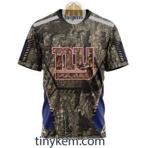 New York Giants Custom Camo Realtree Hunting Hoodie2B6 0kb89