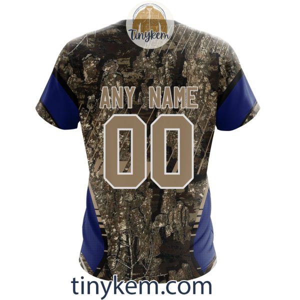 New York Giants Custom Camo Realtree Hunting Hoodie