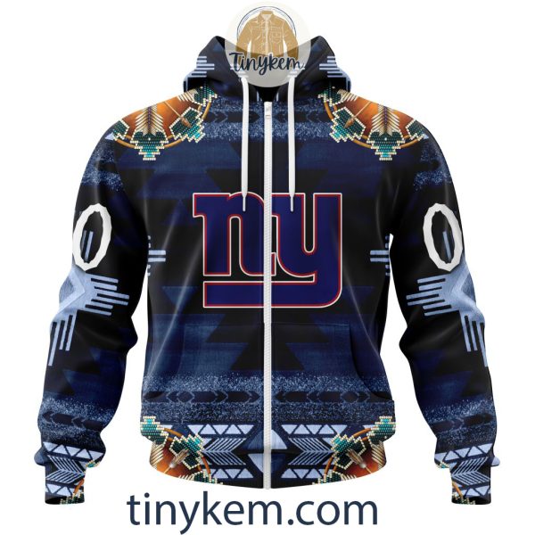 New York Giants Personalized Native Costume Design 3D Hoodie