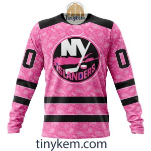 New York Islanders Custom Pink Breast Cancer Awareness Hoodie2B4 UcCqf