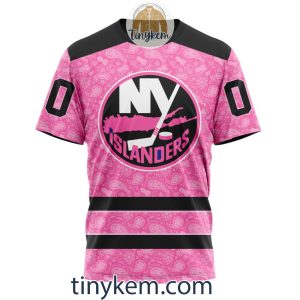 New York Islanders Custom Pink Breast Cancer Awareness Hoodie2B6 UIMNo