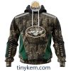 New York Jets Custom Camo Realtree Hunting Hoodie