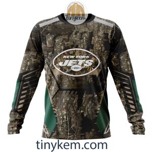 New York Jets Custom Camo Realtree Hunting Hoodie2B4 j0kpi