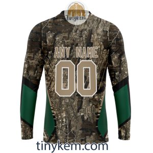 New York Jets Custom Camo Realtree Hunting Hoodie2B5 R6kwt