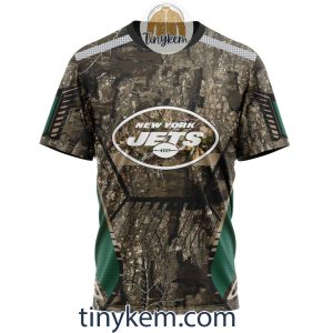 New York Jets Custom Camo Realtree Hunting Hoodie2B6 f6OC0