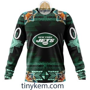 New York Jets Personalized Native Costume Design 3D Hoodie2B4 mx6XN