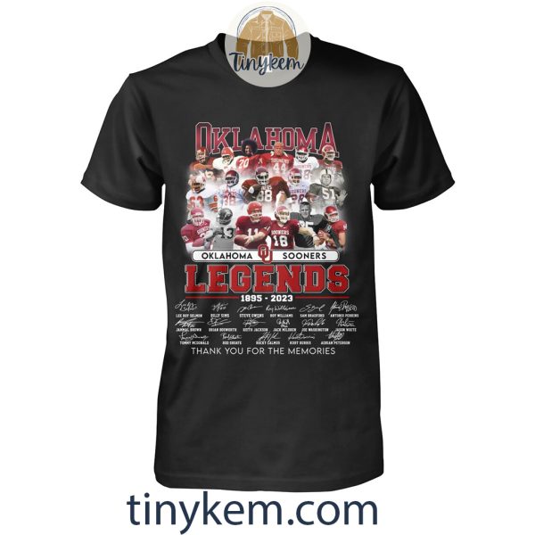Oklahoma Sooners Legends 1895-2023 Shirt