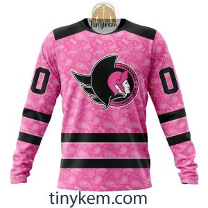 Ottawa Senators Custom Pink Breast Cancer Awareness Hoodie2B4 jqYoJ