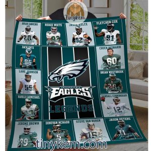 Philadelphia Eagles All Time Legends Fleece Blanket
