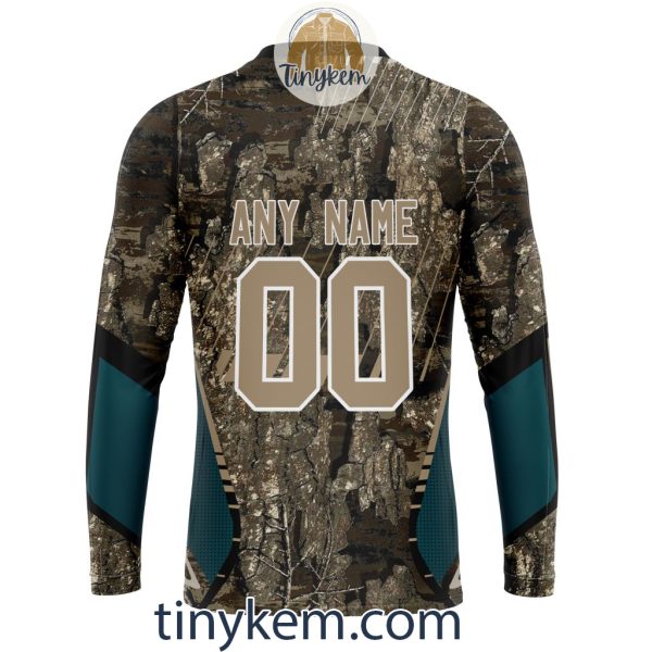 Philadelphia Eagles Custom Camo Realtree Hunting Hoodie