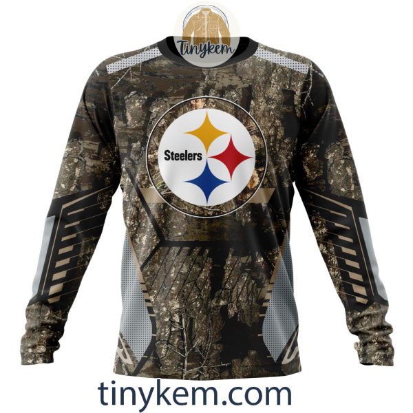 Pittsburgh Steelers Custom Camo Realtree Hunting Hoodie