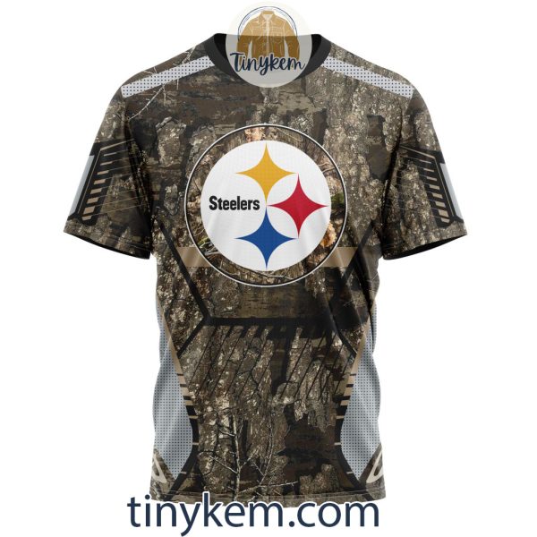 Pittsburgh Steelers Custom Camo Realtree Hunting Hoodie
