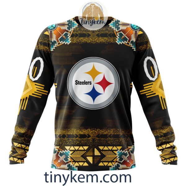 Pittsburgh Steelers Personalized Native Costume Design 3D Hoodie