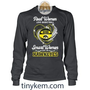 Real Women Love Basketball Smart Women Love The Iowa Hawkeyes Shirt2B4 mNYKd