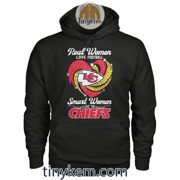 Real Women Love Football Smart Women Love The Chiefs Shirt