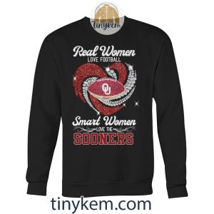 Real Women Love Football Smart Women Love The Sooners Shirt2B3 DDsQG