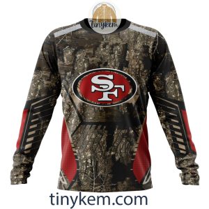 San Francisco 49ers Custom Camo Realtree Hunting Hoodie2B4 8LQ4a