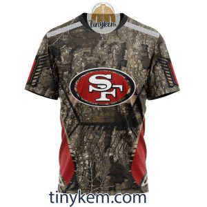 San Francisco 49ers Custom Camo Realtree Hunting Hoodie2B6 PLjQy