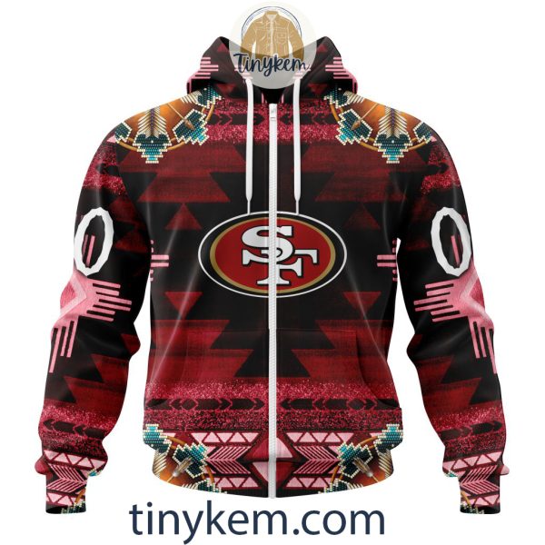 San Francisco 49ers Personalized Native Costume Design 3D Hoodie
