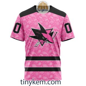 San Jose Sharks Custom Pink Breast Cancer Awareness Hoodie2B6 1bHPw