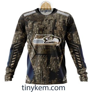 Seattle Seahawks Custom Camo Realtree Hunting Hoodie2B4 hK2m1