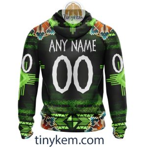Seattle Seahawks Personalized Native Costume Design 3D Hoodie2B3 OwJFQ