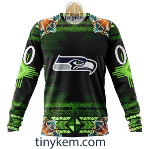Seattle Seahawks Personalized Native Costume Design 3D Hoodie2B4 0LDxx