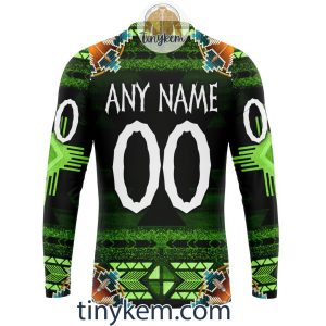 Seattle Seahawks Personalized Native Costume Design 3D Hoodie2B5 PWx54