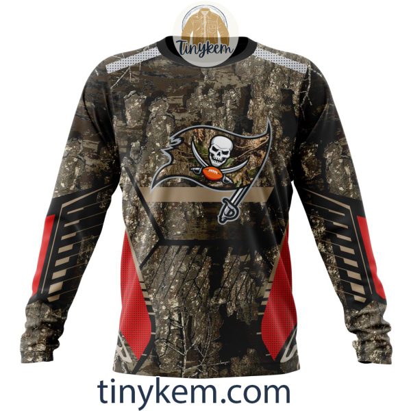 Tampa Bay Buccaneers Custom Camo Realtree Hunting Hoodie