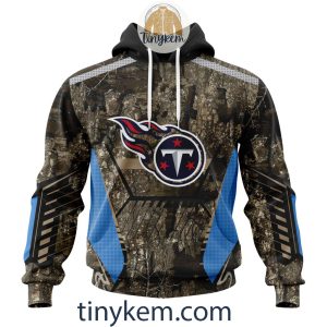 Tennessee Titans Custom Camo Realtree Hunting Hoodie