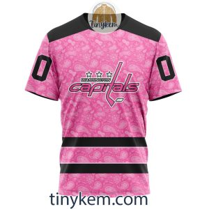 Washington Capitals Custom Pink Breast Cancer Awareness Hoodie2B6 CFoeW
