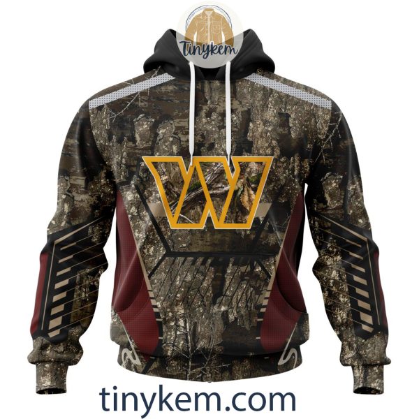 Washington Commanders Custom Camo Realtree Hunting Hoodie