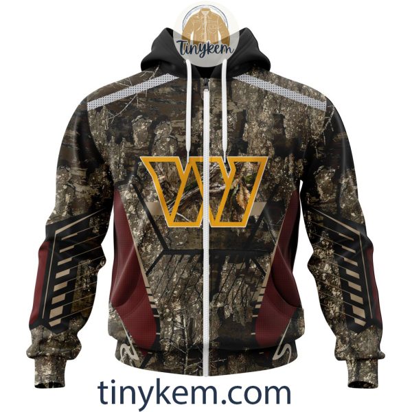 Washington Commanders Custom Camo Realtree Hunting Hoodie