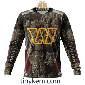 Washington Commanders Custom Camo Realtree Hunting Hoodie2B4 NvJVw