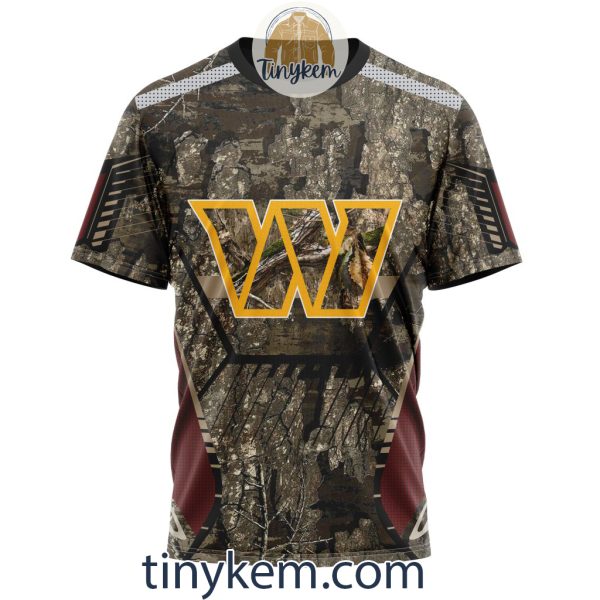 Washington Commanders Custom Camo Realtree Hunting Hoodie