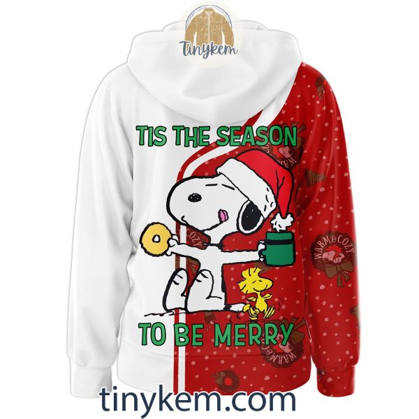 A Snoopy Christmas Zipper Hoodie: Tis The Season To Be Merry