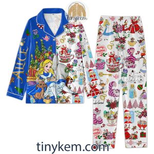 Alice in Wonderland Christmas Pajamas Set2B4 2GKcc