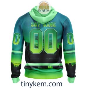 Anaheim Ducks With Special Northern Light Design 3D Hoodie Tshirt2B3 xZFgr