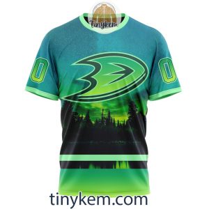 Anaheim Ducks With Special Northern Light Design 3D Hoodie Tshirt2B6 KxZSn