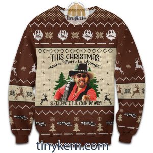Born To Boogie Ugly Sweater Celebrate The Country Way2B2 HiwQn